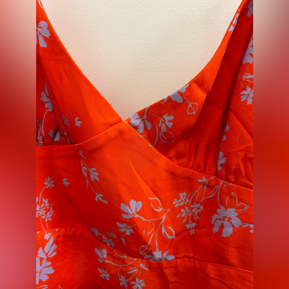 NICHOLAS Red Triangle Top Slip Dress - Picture 5 of 14